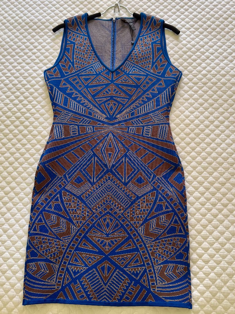 Bcbg Max Azria Brand New Dress Summer Jacquard Mini Dress